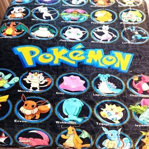 Pokémon Plush Throw Blanket 51in X 59in